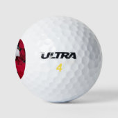 Balles De Golf White and Red Poinsettias (Logo)
