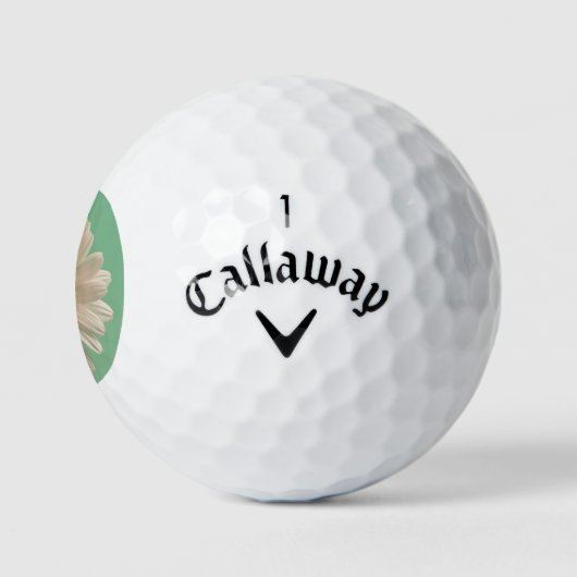 Balles De Golf White  daisy (Logo)