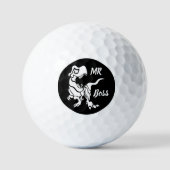 Balles De Golf White Trex the Boss Dino (Recto)