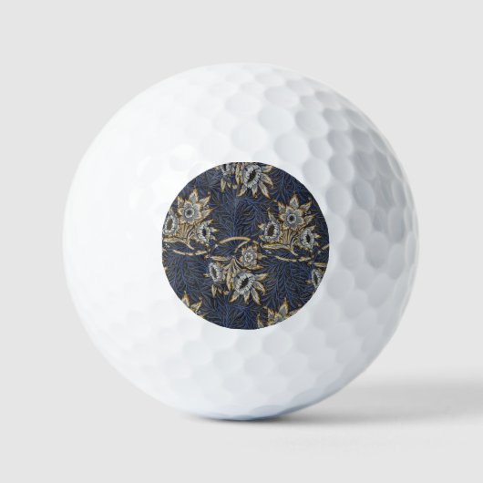 Balles De Golf william morris tulip and willow tapestry pattern (Recto)