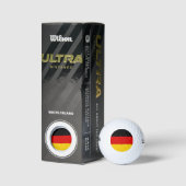 Balles De Golf Wilson Golf Ball avec drapeau d'Allemagne (Emballage)