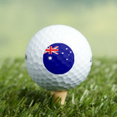 Balles De Golf Wilson Golf Ball avec drapeau d'Australie (T-shirt Insitu)