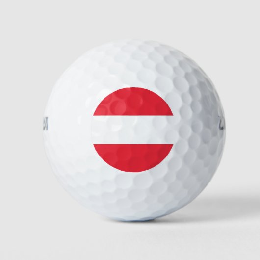 Balles De Golf Wilson Golf Ball avec drapeau d'Autriche (Devant)