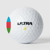 Balles De Golf Wilson Golf Ball avec drapeau d'Azerbaïdjan (Logo)