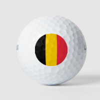 Wilson Golf Ball avec drapeau de Belgique