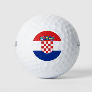 Balles De Golf Wilson Golf Ball avec drapeau de Croatie