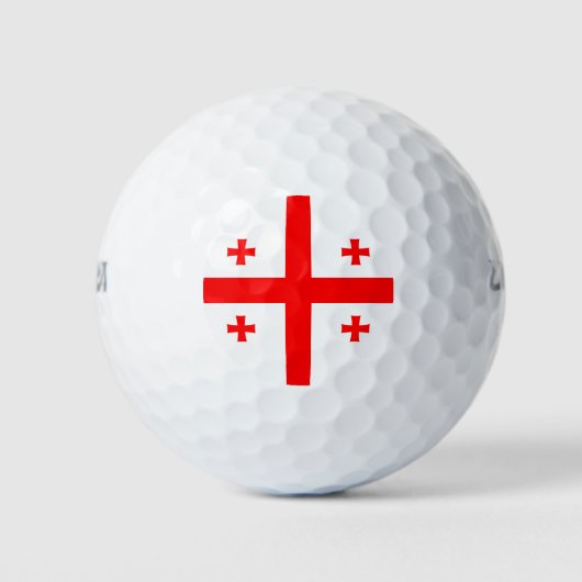 Balles De Golf Wilson Golf Ball avec drapeau de Géorgie (Devant)