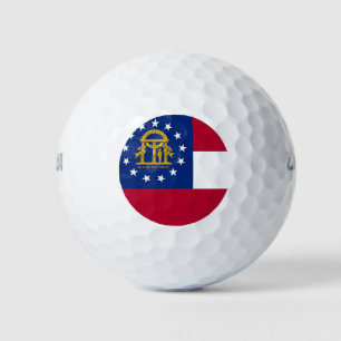 Balles De Golf Wilson Golf Ball avec drapeau de Géorgie, USA