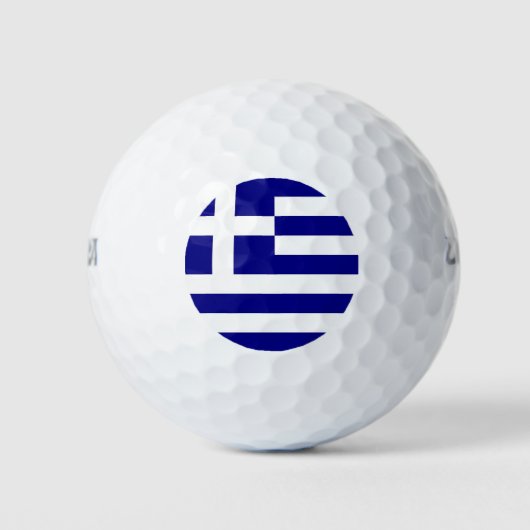 Balles De Golf Wilson Golf Ball avec drapeau de la Grèce (Devant)