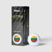 Balles De Golf Wilson Golf Ball avec drapeau de Lituanie (Emballage)