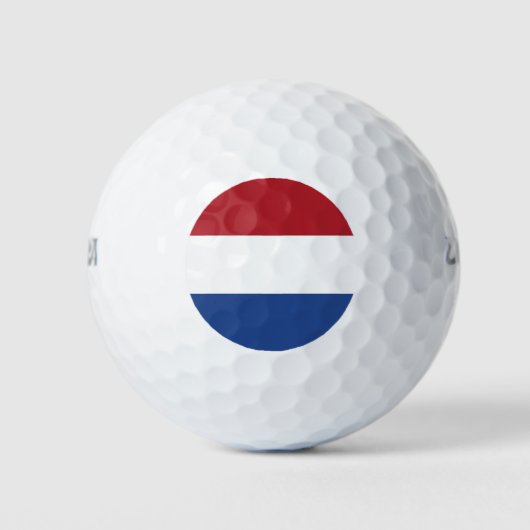 Balles De Golf Wilson Golf Ball avec drapeau de Pays-Bas (Devant)