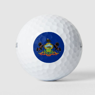Balles De Golf Wilson Golf Ball avec drapeau de Pennsylvanie