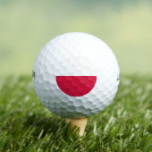 Balles De Golf Wilson Golf Ball avec drapeau de Pologne (T-shirt Insitu)