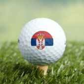Balles De Golf Wilson Golf Ball avec drapeau de Serbie (T-shirt Insitu)
