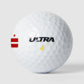 Balles De Golf Wilson Golf Ball avec drapeau de Washington DC (Logo)
