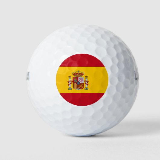 Balles De Golf Wilson Golf Ball avec drapeau d'Espagne (Devant)