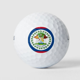 Balles De Golf Wilson Golf Ball avec drapeau du Belize