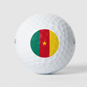 Balles De Golf Wilson Golf Ball avec drapeau du Cameroun