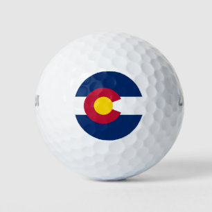 Balles De Golf Wilson Golf Ball avec drapeau du Colorado, USA