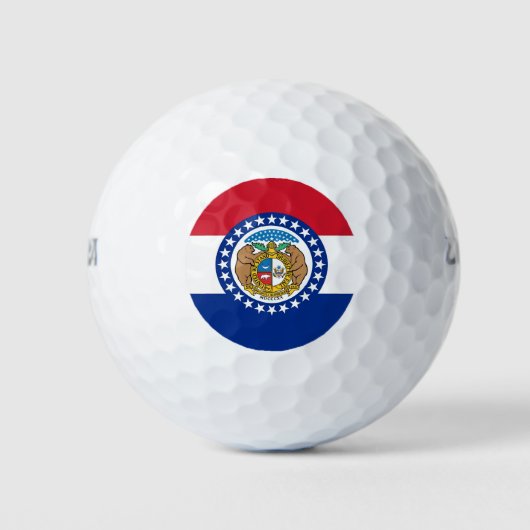 Balles De Golf Wilson Golf Ball avec drapeau du Missouri (Devant)