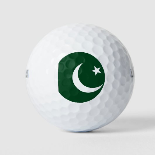 Balles De Golf Wilson Golf Ball avec drapeau du Pakistan (Devant)