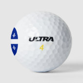 Balles De Golf Wilson Golf Ball avec drapeau du Québec (Logo)