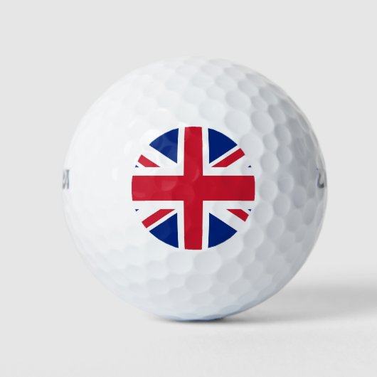 Balles De Golf Wilson Golf Ball avec drapeau du Royaume-Uni (Devant)