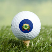 Balles De Golf Wilson Golf Ball avec drapeau du Vermont (T-shirt Insitu)