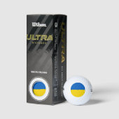 Balles De Golf Wilson Golf Ball avec drapeau d'Ukraine (Emballage)