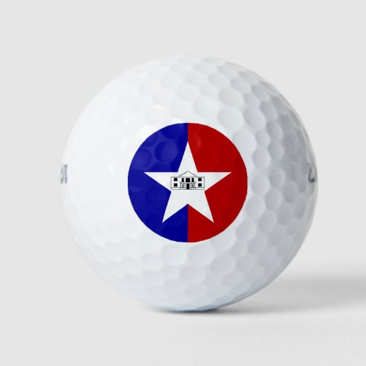 Balles De Golf Wilson Golf Ball avec drapeau San Antonio (Devant)