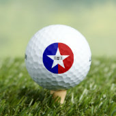 Balles De Golf Wilson Golf Ball avec drapeau San Antonio (T-shirt Insitu)
