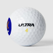 Balles De Golf Wilson Golf Ball avec le drapeau du Michigan, USA (Logo)