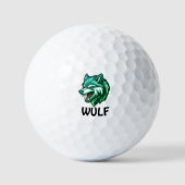 Balles De Golf Wolf Spin | Fierce Table Tennis Spirit Design (Recto)
