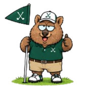 Balles De Golf Wombat australien effronté