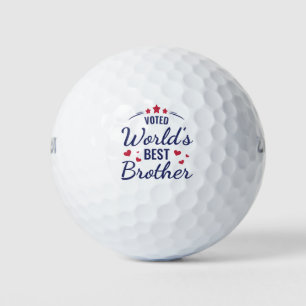 Balles De Golf World's Best Brother