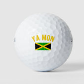 Balles De Golf Ya Mon Jamaica Slang Funny Jamaican Phrase (Devant)