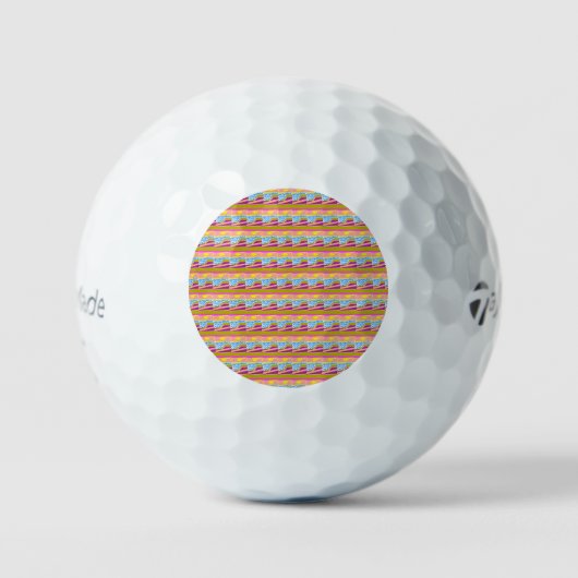 Balles De Golf Yacht Violet (Recto)