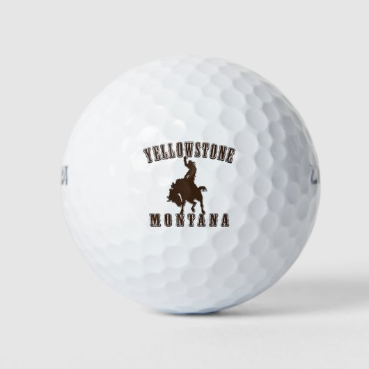Balles De Golf Yellowstone-Cowboy (Devant)
