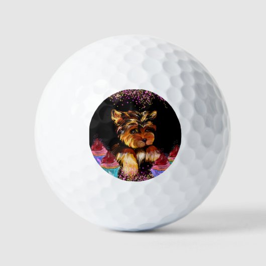Balles De Golf Yorkie Poo (Recto)