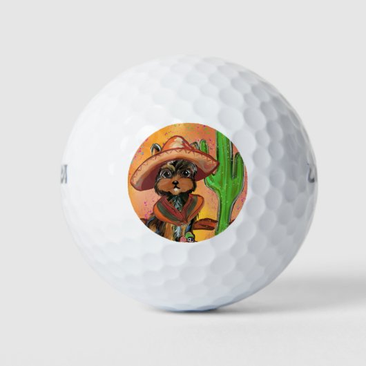 Balles De Golf Yorkie poo mexique (Devant)