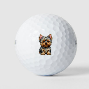 Balles De Golf Yorkshire Terrier