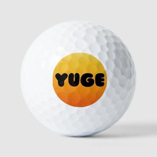 BALLES DE GOLF YUGE DESIGN GOLF BALL (Recto)