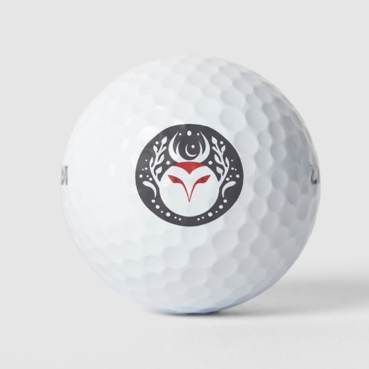Balles De Golf Yule Owl (Devant)