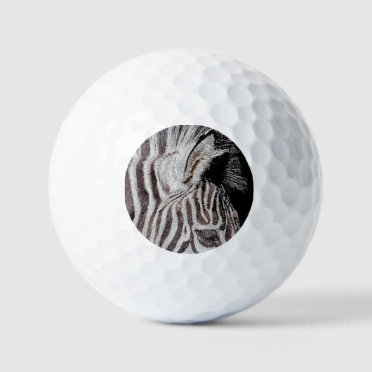 BALLES DE GOLF ZEBRA (Recto)