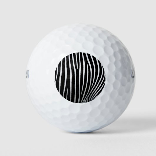 Balles De Golf Zebra Skin (Devant)