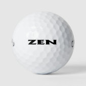 Balles De Golf Zen noir Callaway Warbird golf balls 3 pk (Devant)