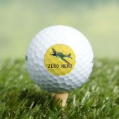 Balles De Golf Zero Fighter Golf Ball. (T-shirt Insitu)
