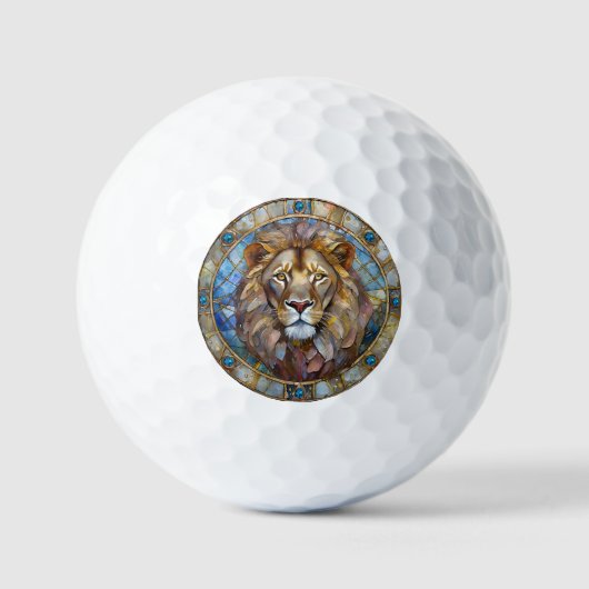Balles De Golf Zodiaque - Léon le Lion (Recto)