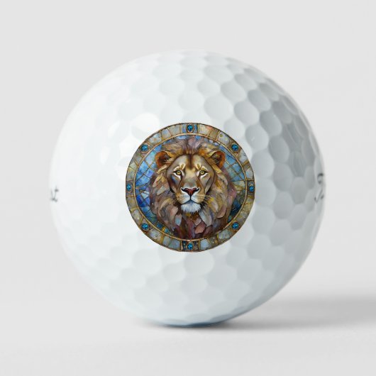 Balles De Golf Zodiaque - Léon le Lion (Recto)