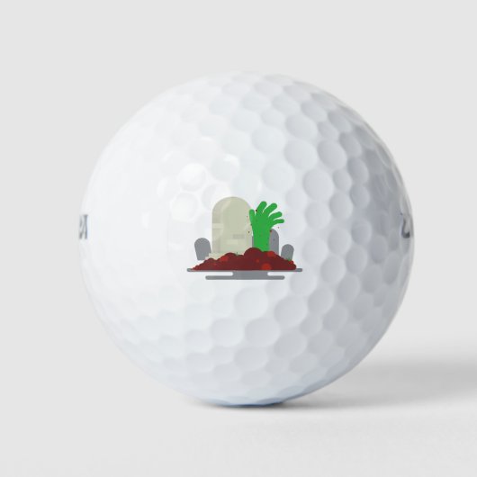 Balles De Golf zombie déplaisant (Devant)